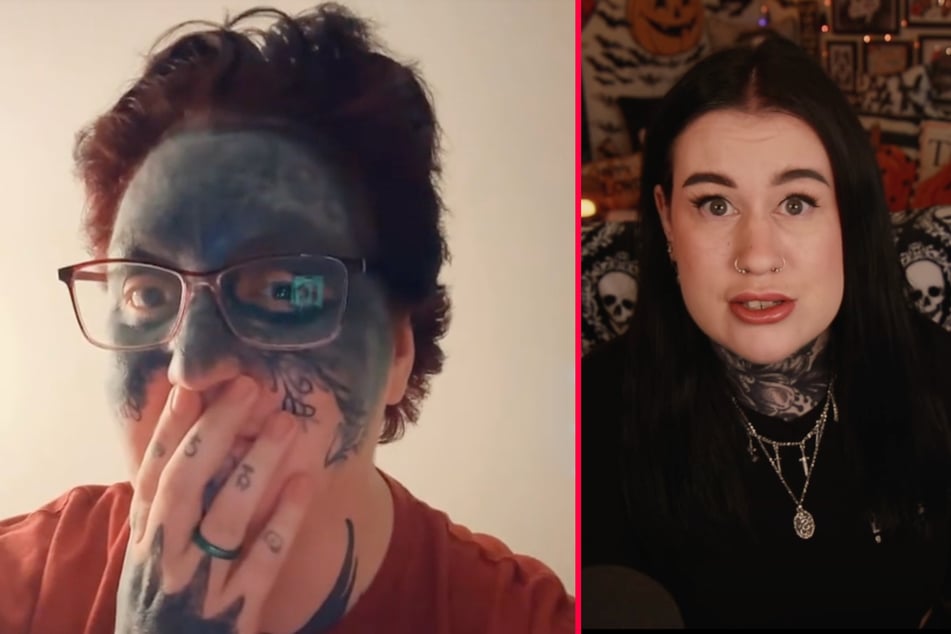 Woman who claims she got a face tattoo against her will accused of making everything up!