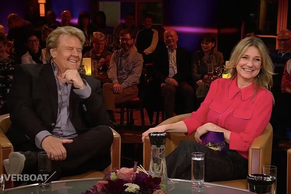 Im Riverboat-Studio brach Gelächter aus, als Howard Carpendale (l.) Anekdoten aus seinem Privatleben erzählte.