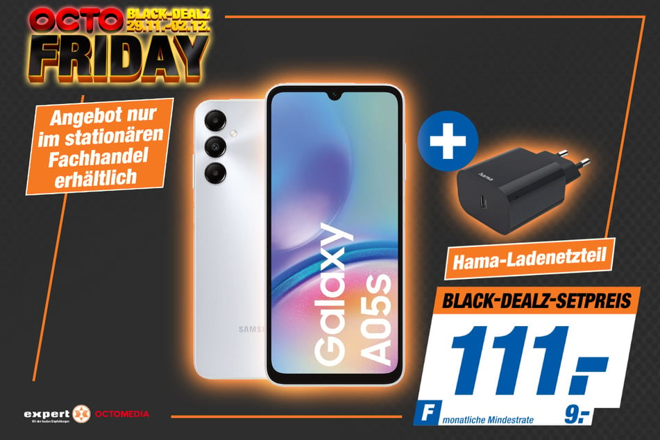 Samsung Galaxy A05s im Set für 111 Euro.