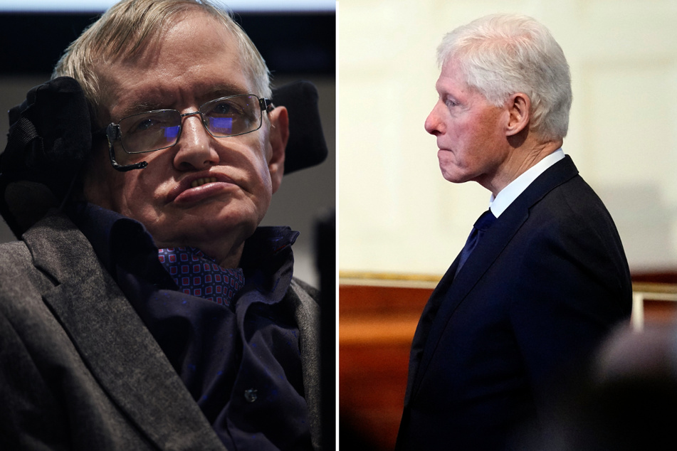 Jeffrey Epstein offered to reward the friends of one of his accusers if they could disprove allegations made about physicist Stephen Hawking (l.) and former US President Bill Clinton.