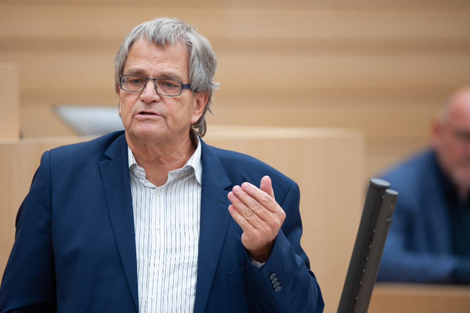 Uli Sckerl (69), Parlamentarischer Geschäftsführer der Grünen im Landtag.
