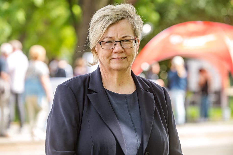 Gerlinde Hildebrand (62), Chefin der Arbeitsagentur Dresden.