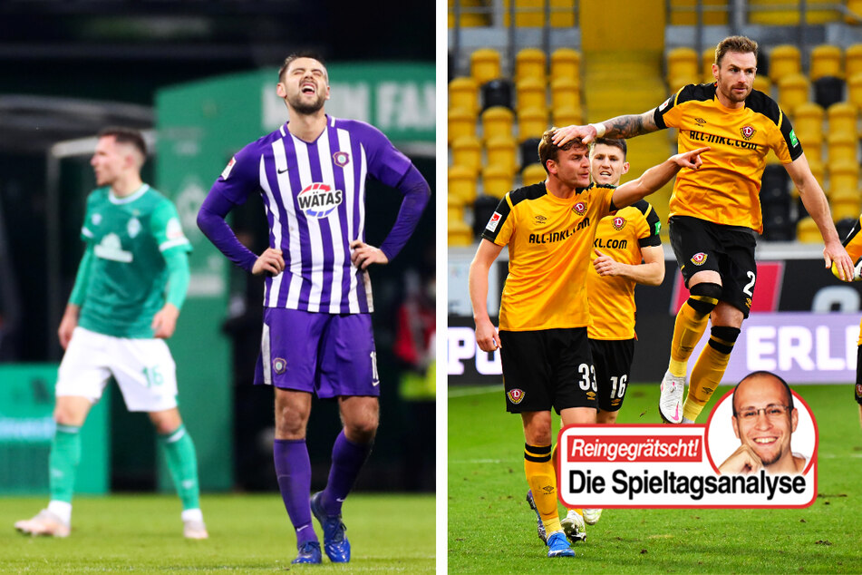 TAG24-Fußballredakteur Stefan Bröhl beschäftigt sich in seiner wöchentlichen Kolumne diesmal vor dem direkten Duell im Sachsenderby unter anderem mit der sportlichen Lage beim FC Erzgebirge Aue und bei Dynamo Dresden.