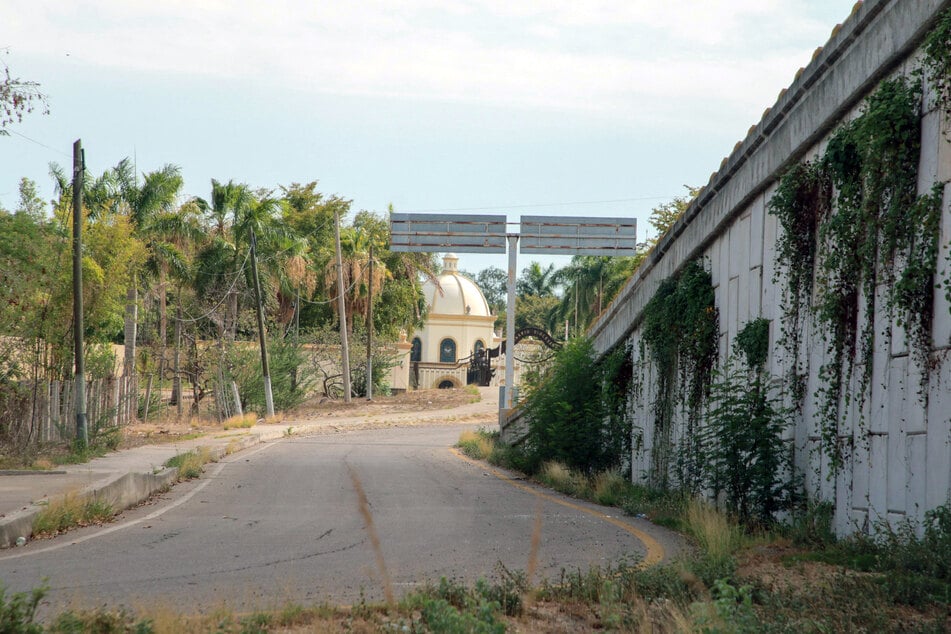 The "El Seminario" bridge, where 20 bodies were abandoned at the exit of the city of Culiacan in the state of Sinaloa, Mexico, on June 30, 2025.