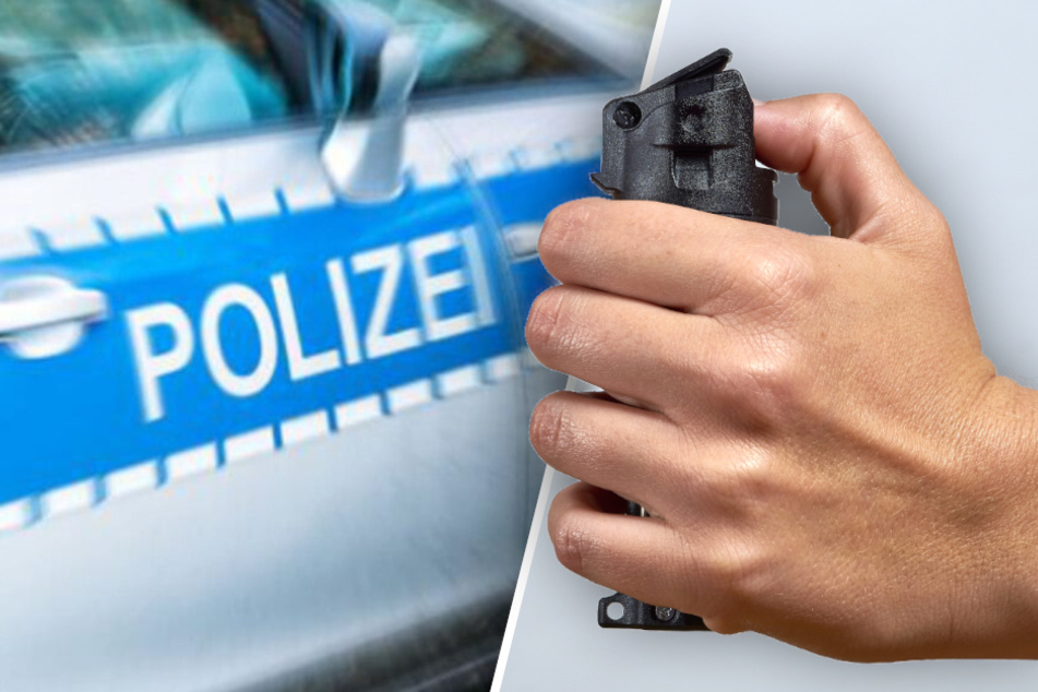 Ein aggressiver Mann (40) attackierte am gestrigen Dienstag Polizisten in Mittweida mit Reizgas. (Symbolbild)