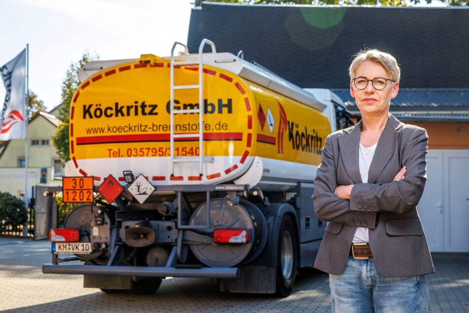 Jeannette Kohoutek (53) ist Geschäftsführerin der Firma Brennstoffhandel Köckritz in Königsbrück und im Ehrenamt Schatzmeisterin im Vorstand des Sächsischen Brennstoff- und Mineralölhandelsverbandes (SBMV).