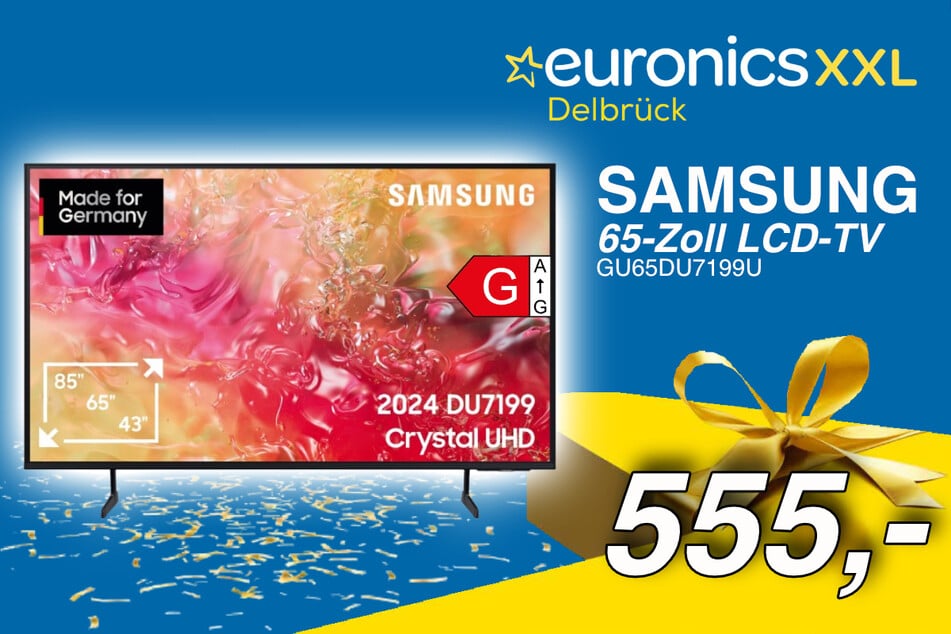 Der 65-Zoll Samsung LCD-TV für 555 Euro.