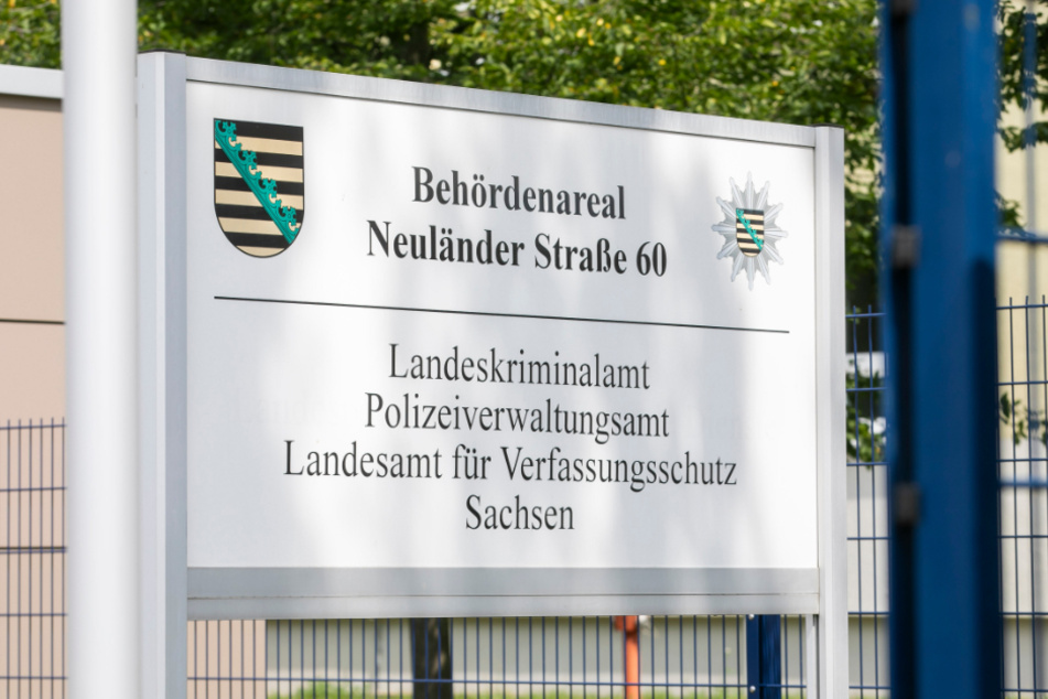 Der sächsische Verfassungsschutz teilt sich in Dresden ein Gelände mit dem Landeskriminalamt.