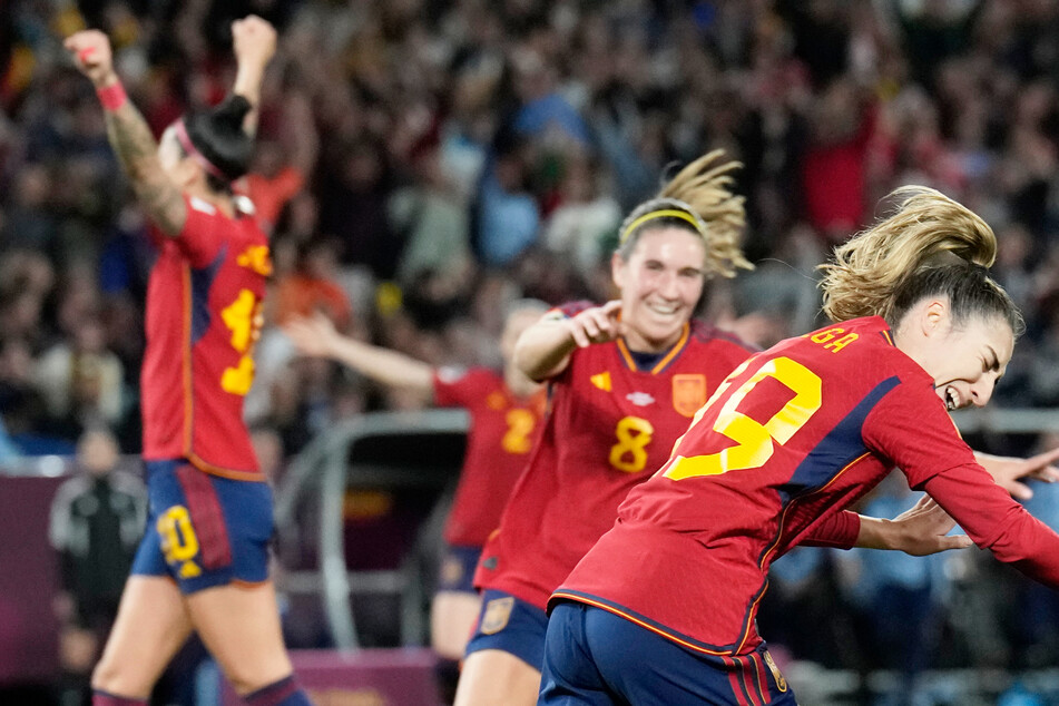 Der Jubel kennt keine Grenzen: Spanien ist Weltmeister bei den Frauen.
