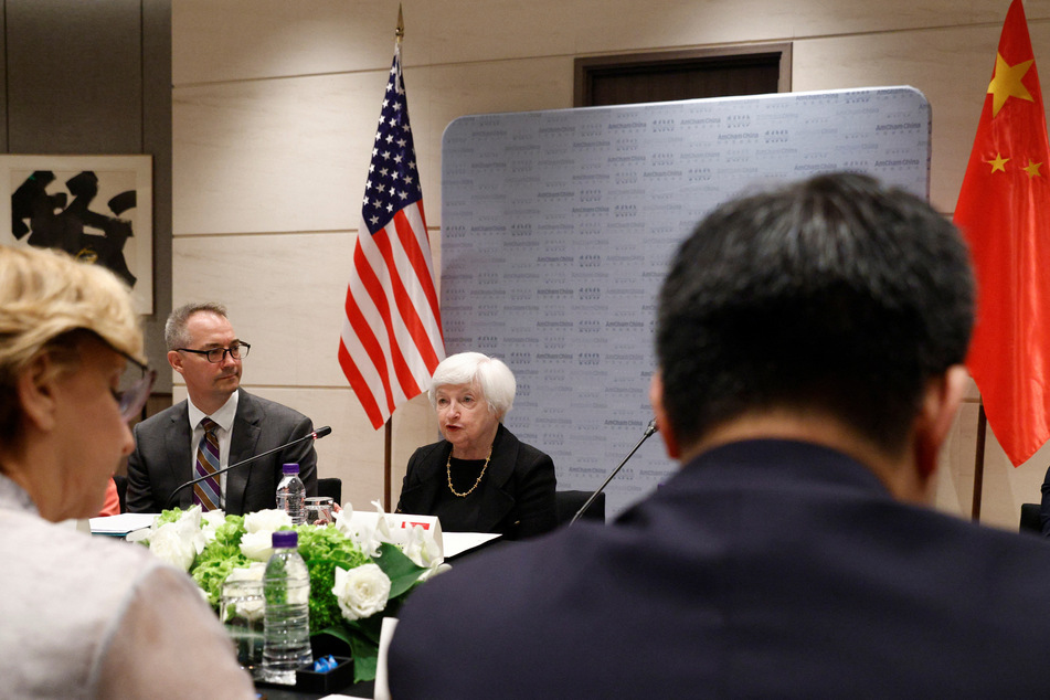 Yellen also met with representatives of the US business community in China.