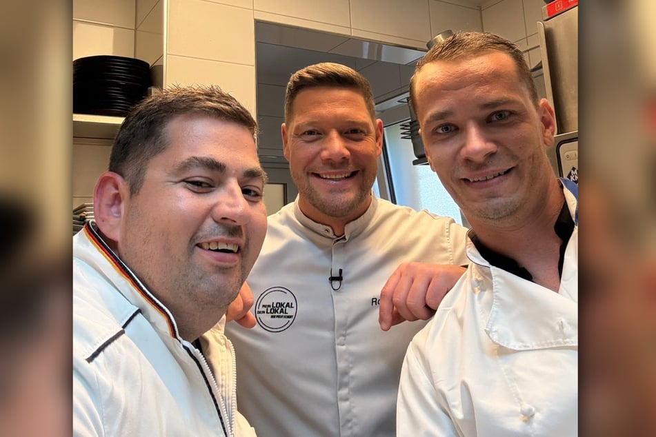 Koch Sascha (37, l.) will mit regionaler Küche überzeugen.