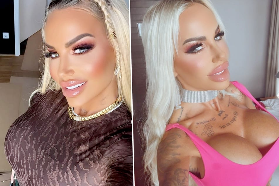 Für ein Fotoshooting hat sich Gina-Lisa Lohfink (39) einmal mehr komplett verändert.