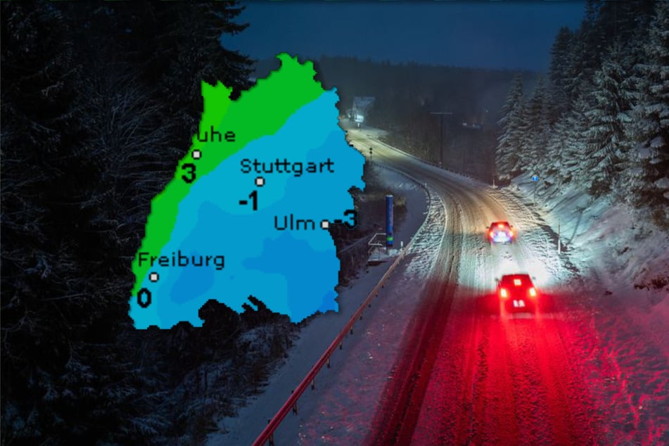 Der DWD warnt vor Frost, überfrierender Nässe und lokalem Glatteis. Auch die Temperaturen gehen vielerorts in die Minusgrade.