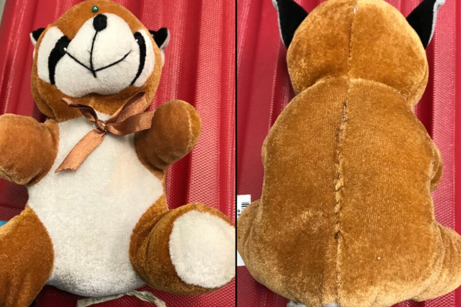 In diesem Teddy fand der Zoll am Flughafen Düsseldorf ein Schmuckstück.