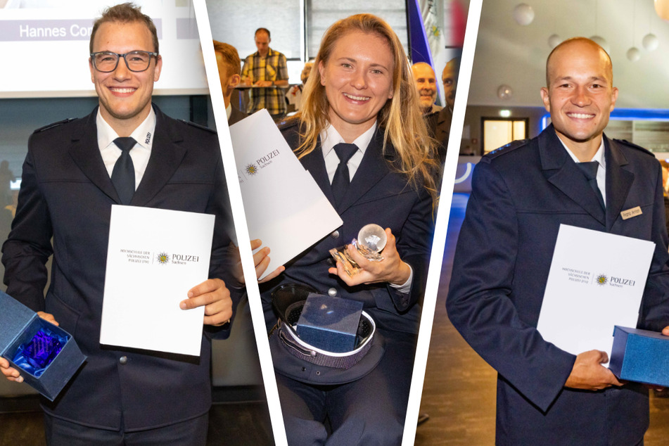 Auszeichnung: Deutsche Meister und Olympia-Stars bei Sachsens Polizei
