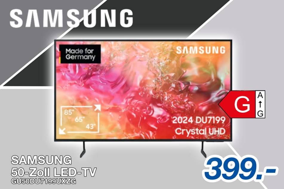 Der 50-Zoll Samsung LED-TV für 399 Euro