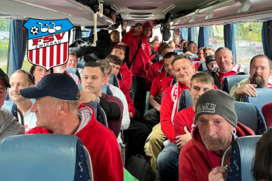Panne: Fußball-Profis steigen in Fanbus, um rechtzeitig zum Spiel zu kommen