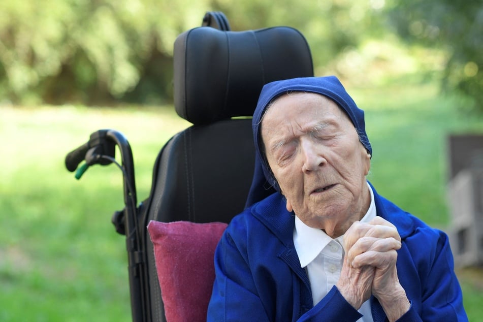 Bis zu ihrem Tod Anfang 2023 galt sie als ältester Mensch der Welt: Lucile Randon.
