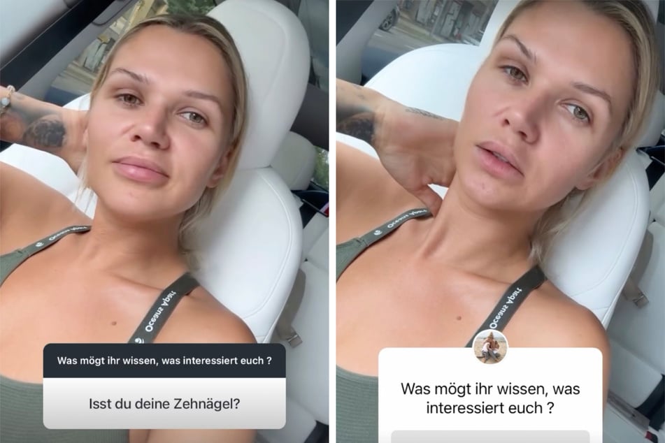 In ihrer Fragerunde bekam Sara Kulka (36) auch einige merkwürdige Fragen.