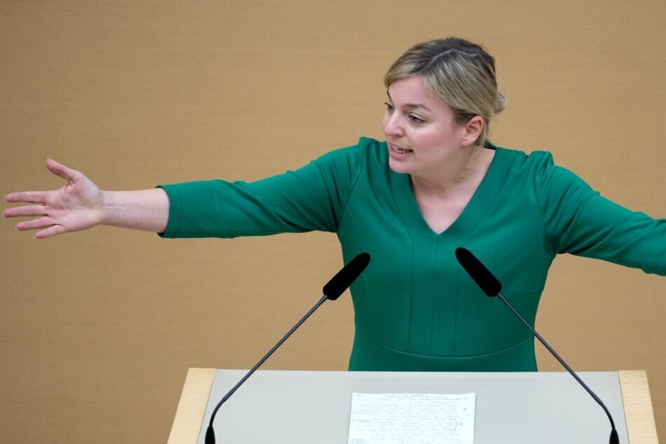 Katharina Schulze, Fraktionsvorsitzende der Grünen, will den Bürgern Sport ermöglichen. (Archiv)