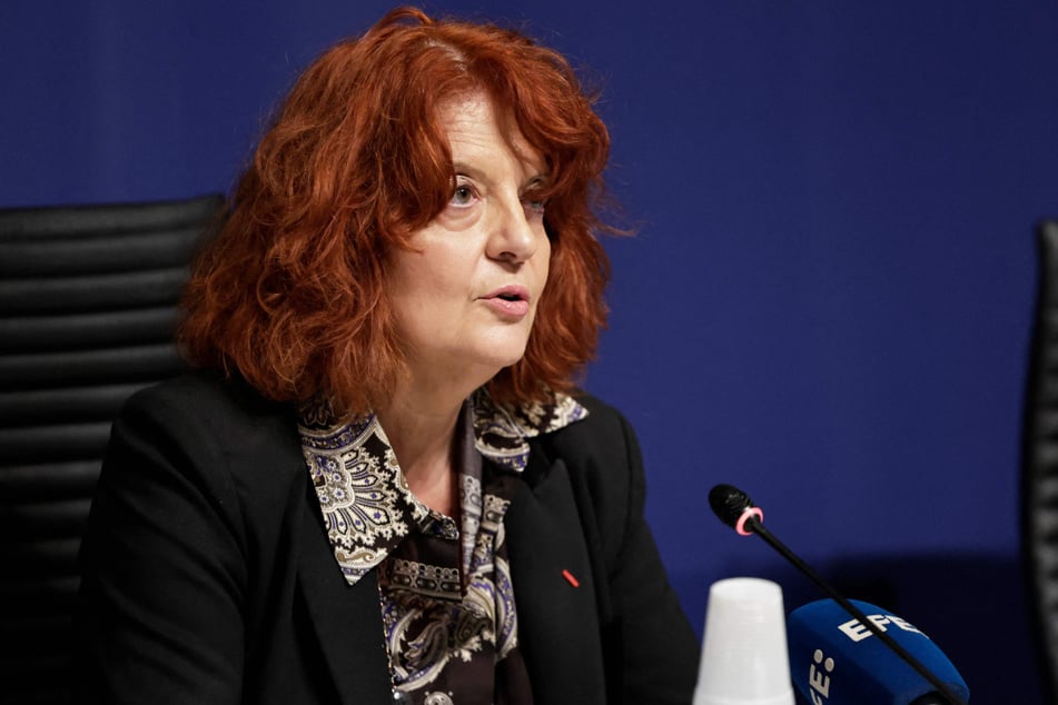 Die Pariser Staatsanwältin Laure Beccuau gab eine Pressekonferenz.