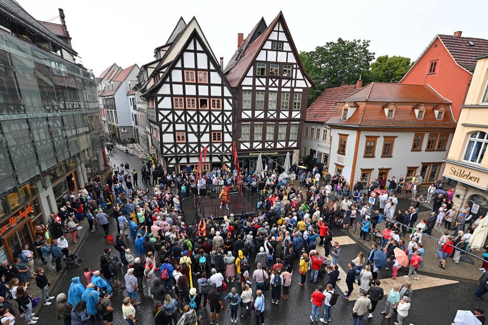 Das Krämerbrückenfest ist ein wichtiges Ereignis im Veranstaltungs-Kalender der Thüringer Landeshauptstadt. (Archivfoto)