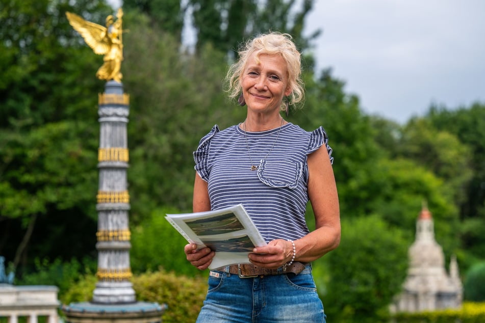 Parkleiterin Anke Krasselt (56) fing damals im Garten- und Landschaftsbau im Park an.