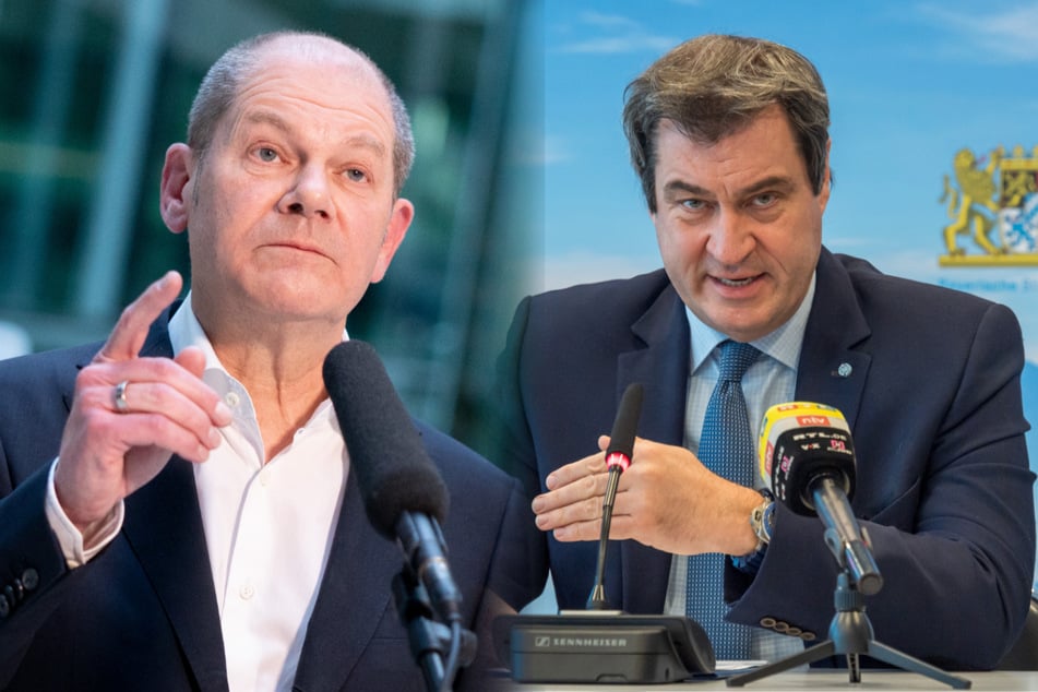 "Sie sind nicht der König von Deutschland": Corona-Streit zwischen Söder und Scholz