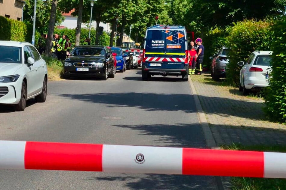 Bei Bauarbeiten in Großbeeren ist am Dienstag eine Gasleitung beschädigt worden.