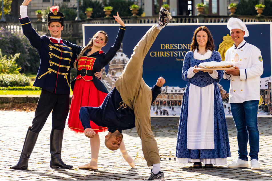 Dresden: "Dresdner Christstollen" eröffnet Striezel-Saison mit märchenhaftem Breakdance!