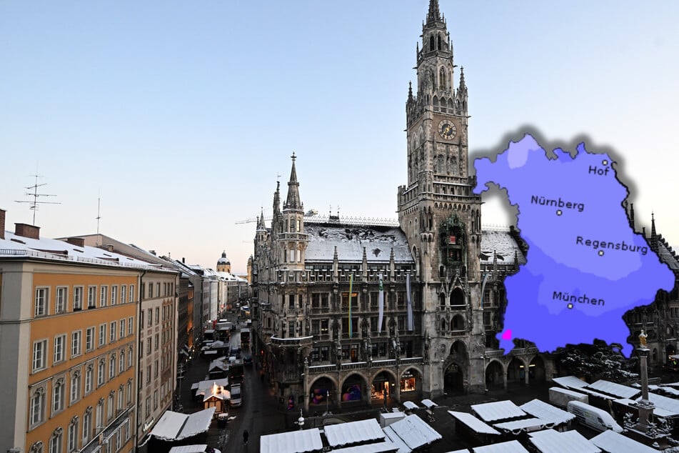 Kurz vor Weihnachtsmarkt-Saison: Erster Schnee in Bayern erwartet