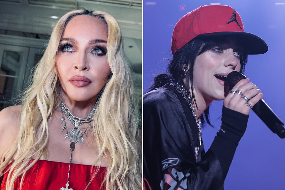 Madonna (l.) showed her support for Billie Eilish as the 22-year-old rocked the stage at New York's Madison Square Garden!