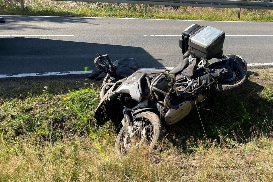 Unfall bei Schierke: Mann nach Sturz mit Motorrad schwer verletzt!