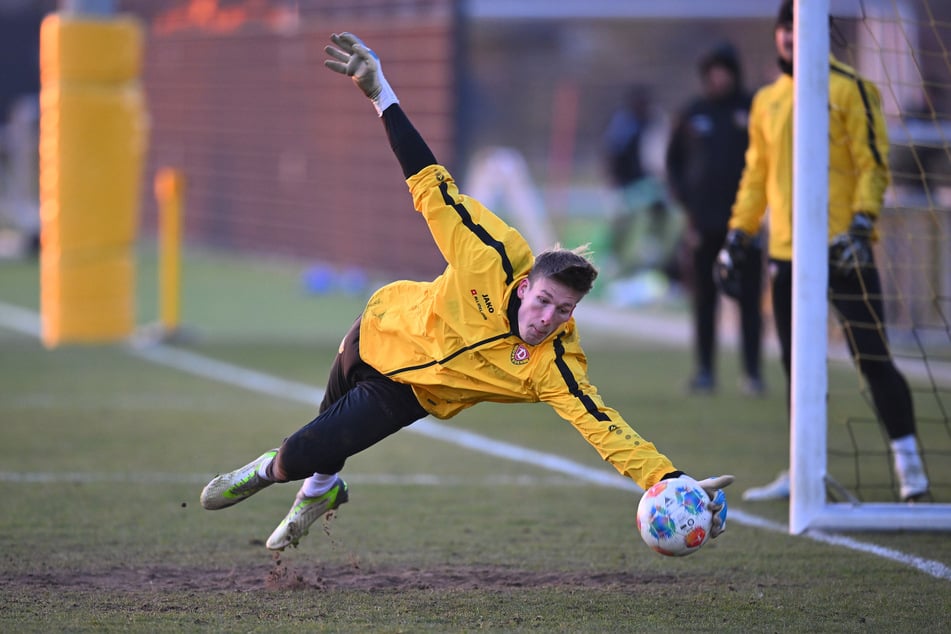 Elias Bethke kam seit seinem Wechsel zu Dynamo Dresden noch nicht zum Zug, jetzt fehlt er verletzt.