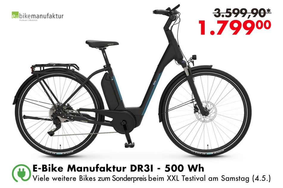 E-Bike Manufaktur DR3I (abweichender Aktions-Preis zum Online-Preis).