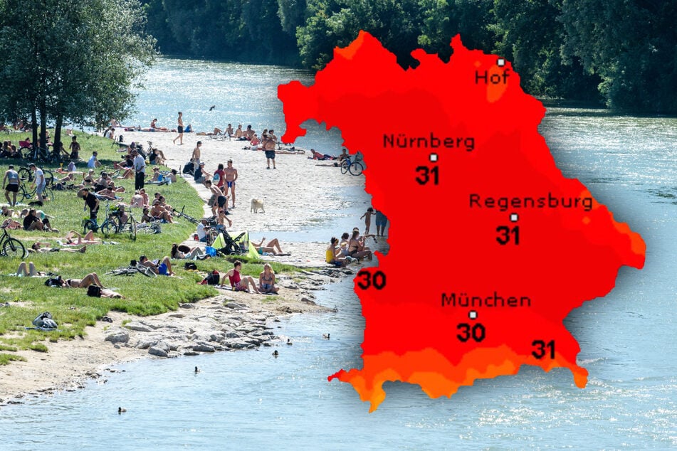 Bis zu 32 Grad! Das Wetter in Bayern zum Wochenstart lässt es krachen