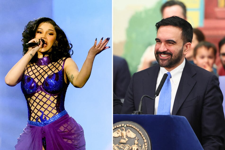 New York City Mayor Zohran Mamdani (l.) recently enlisted rapper Cardi B to judge a jingle competition to promote his new childcare program.