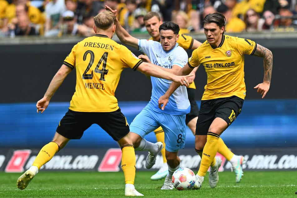 Julian Pauli (r.) fehlt wie schon gegen Kaiserslautern mit muskulären Problemen.