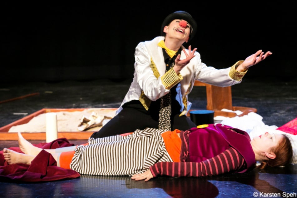 Die Clowns Edu und Habbe erlebt ihr im Fritz-Theater Chemnitz.