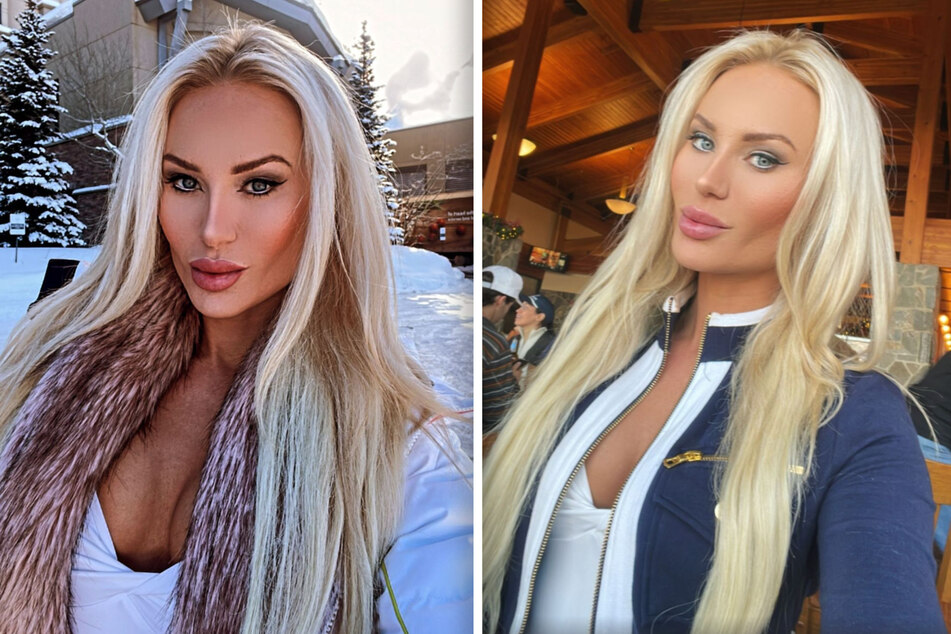 Das Model Gloria Vitalina postet aktuell Instagram-Storys aus einem Ski-Urlaub. War sie die Blondine in dem Popo-Video?