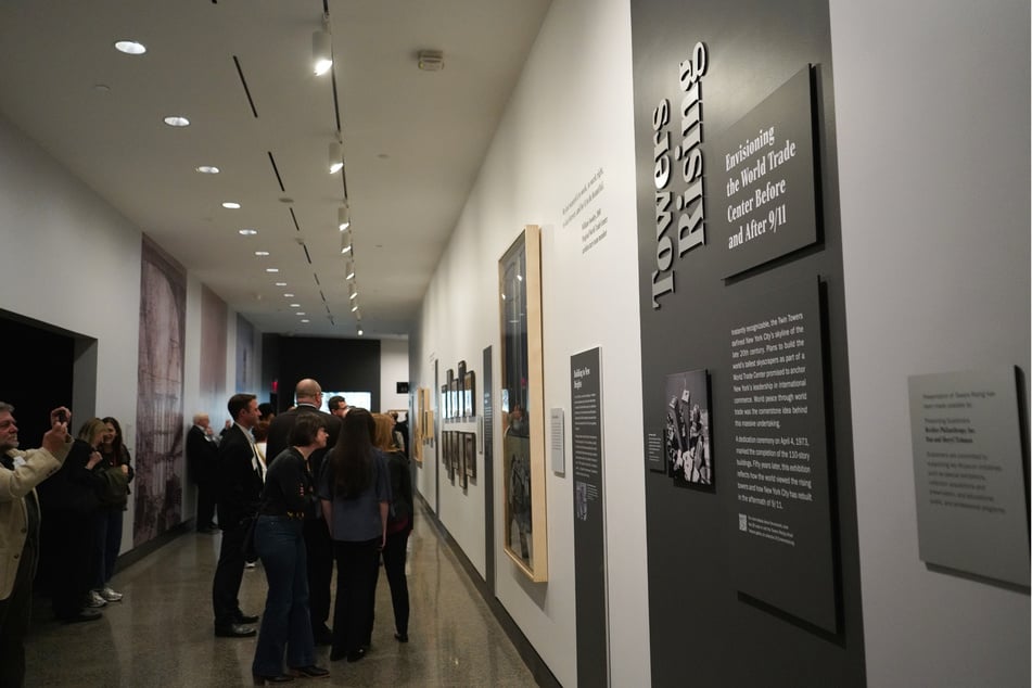 The 9/11 Memorial &amp; Museum in New York City unveils its new Towers Rising exhibit to commemorate the 50-year history of the World Trade Center.