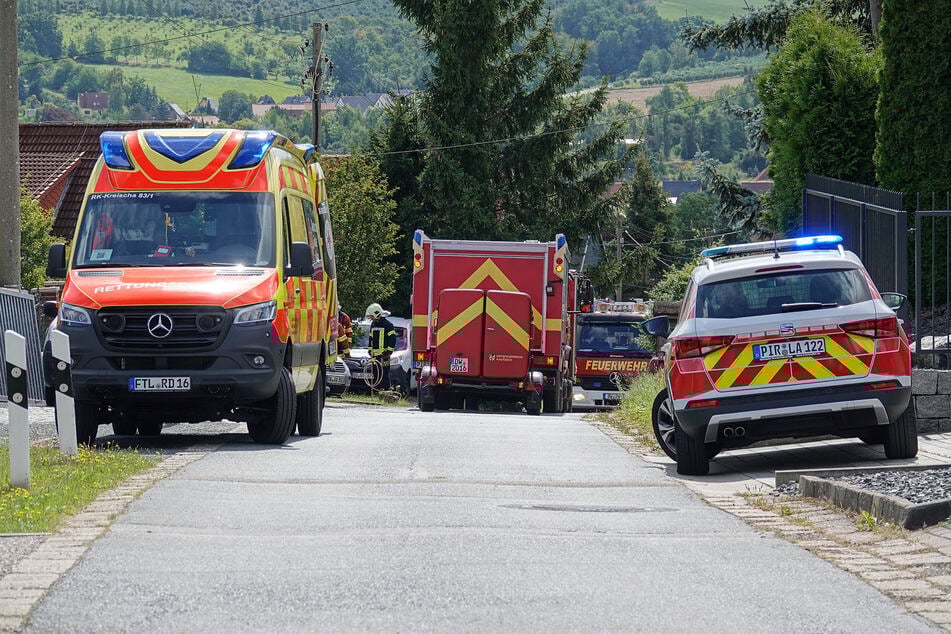 In Kreischa war es am Sonntagvormittag zu einer Explosion gekommen.