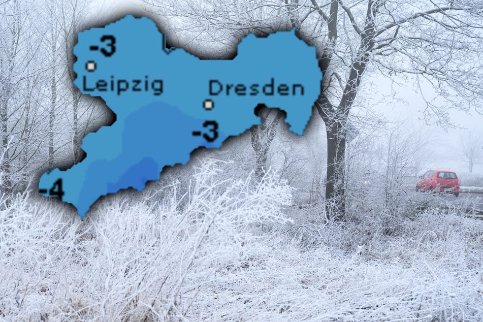 Vorerst fest eingezogen: Der Winter in Sachsen.