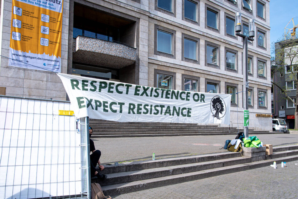 In der Stuttgarter Innenstadt demonstrierten die Protestierer von Fridays for Future.