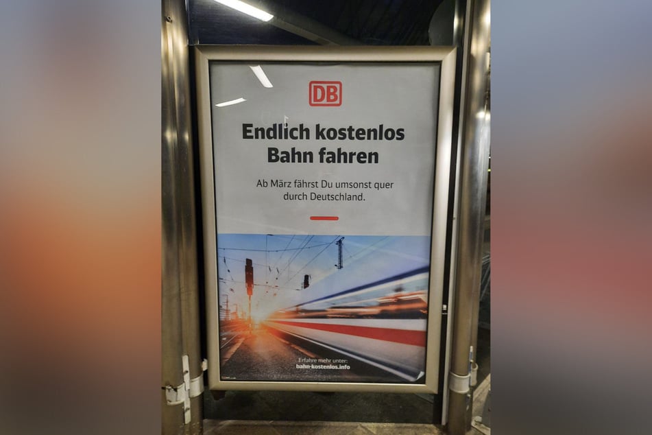Dieses Fake-Plakat hing an mehreren Bahnhöfen.