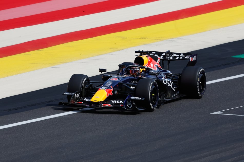 Red-Bull-Pilot Max Verstappen (28) schaffte es beim GP von Belgien aufs Podest.
