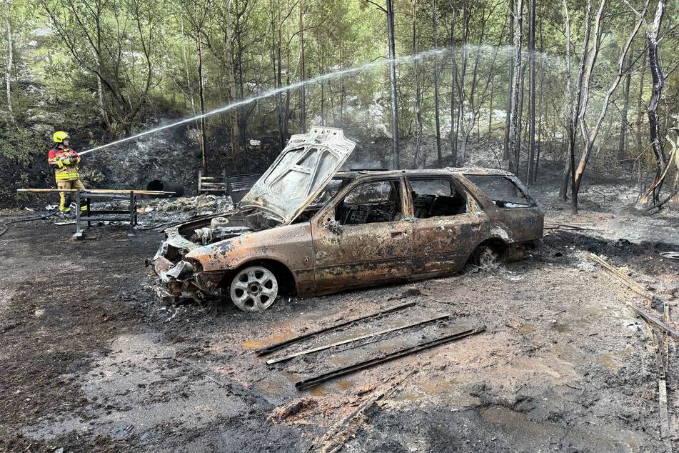 Die Feuerwehr konnte den Brand löschen.