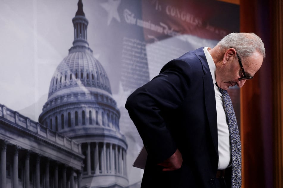 Senate passes stopgap funding bill as fury at Democrat defections grows