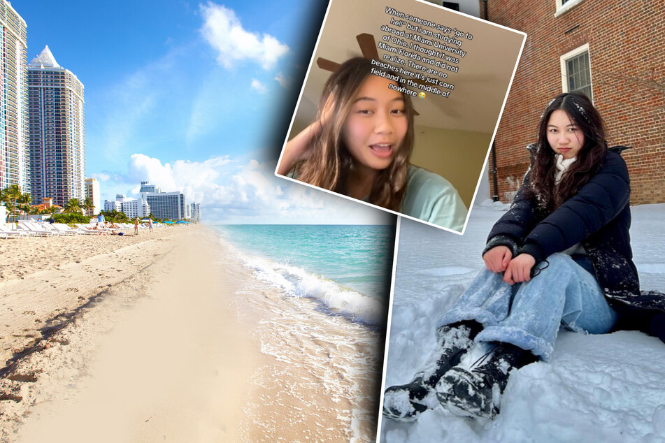 Falsches Miami: Vietnamesin freut sich auf Uni am Strand und landet im Schnee