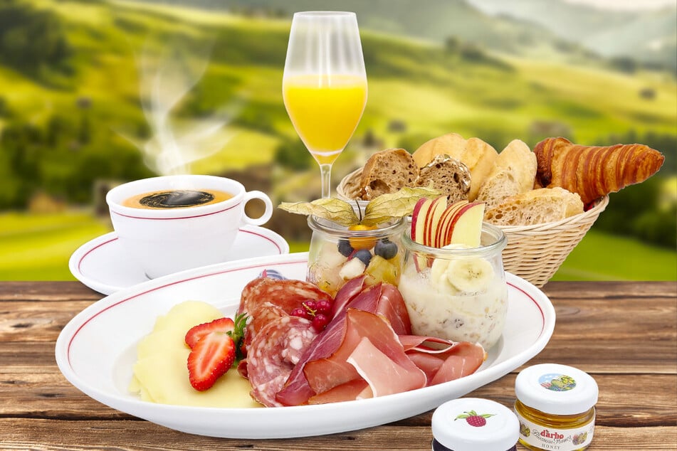 Mit diesem Frühstück vom edelweiss könnt Ihr gestärkt und gut gesättigt in den Tag starten.